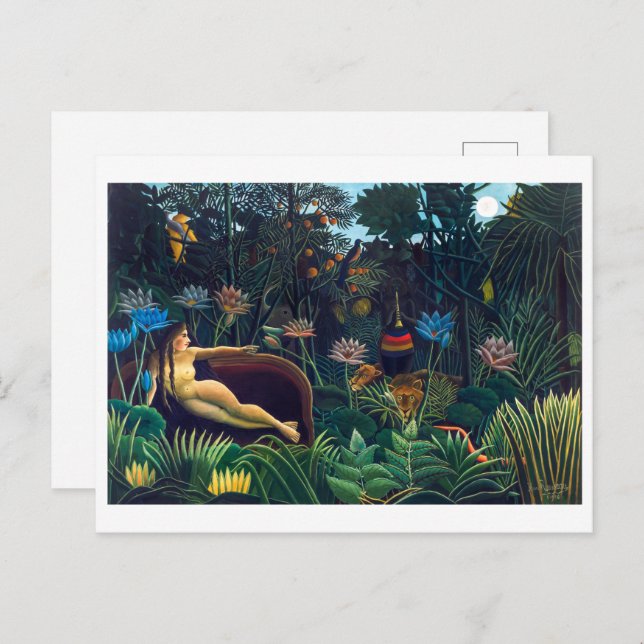 Der Traum | Henri Rousseau | Postkarte (Vorne/Hinten)