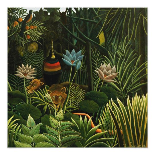 Der Traum, Henri Rousseauschöne Kunst Poster Zazzle.at