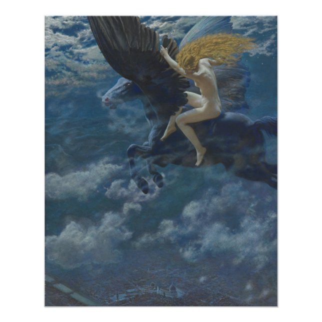 Der Traum Idyll (Der Valkyrie) glänzt Poster (Vorderseite)