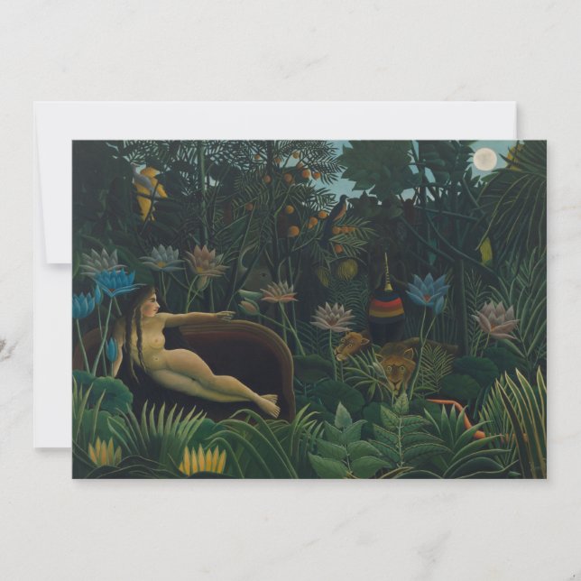 Der Traum (Le Reve Exotique) von Henri Rousseau (Vorderseite)
