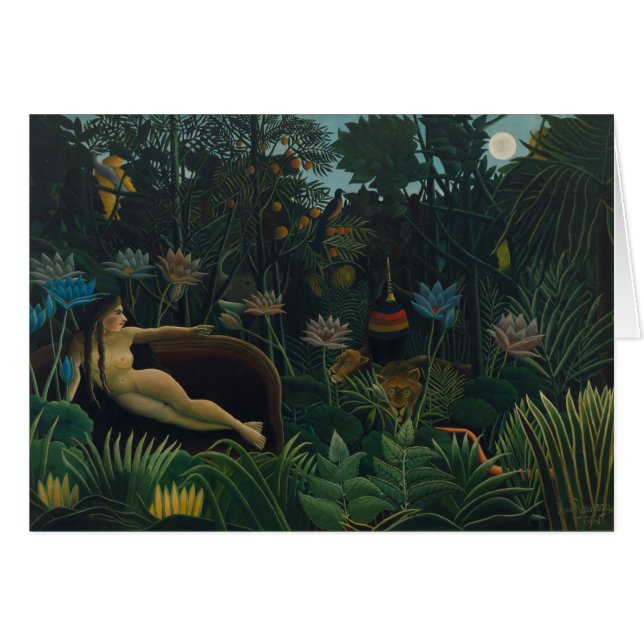 Der Traum (Le Reve Exotique) von Henri Rousseau (Vorderseite (Horizontal))