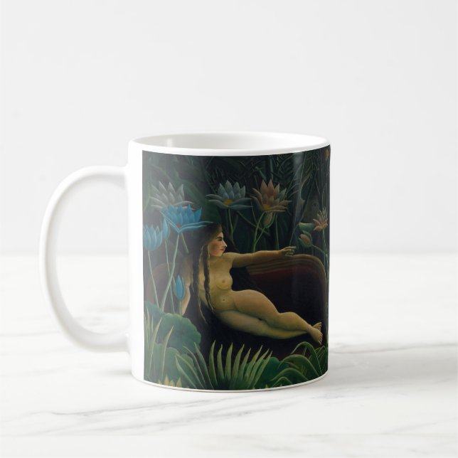 Der Traum (Le Reve Exotique) von Henri Rousseau Kaffeetasse (Links)