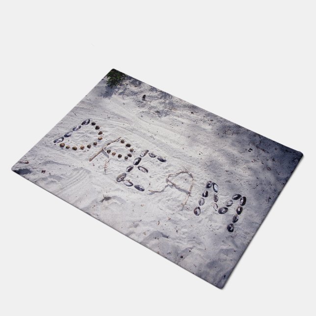 Der Traum vom Sand Fußmatte (Schrägansicht)