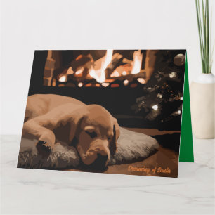 Der Traum vom Weihnachtsmann Karte