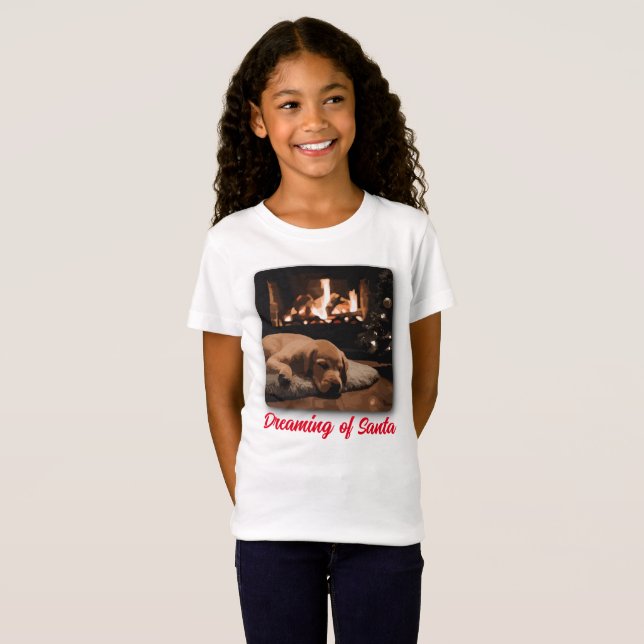 Der Traum vom Weihnachtsmann T-Shirt (Vorne ganz)