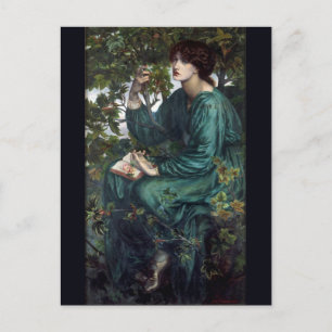 Der Traum von Dante Gabriel Rossetti Postkarte