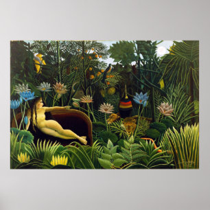 Der Traum von Henri Rousseau (1910) Poster