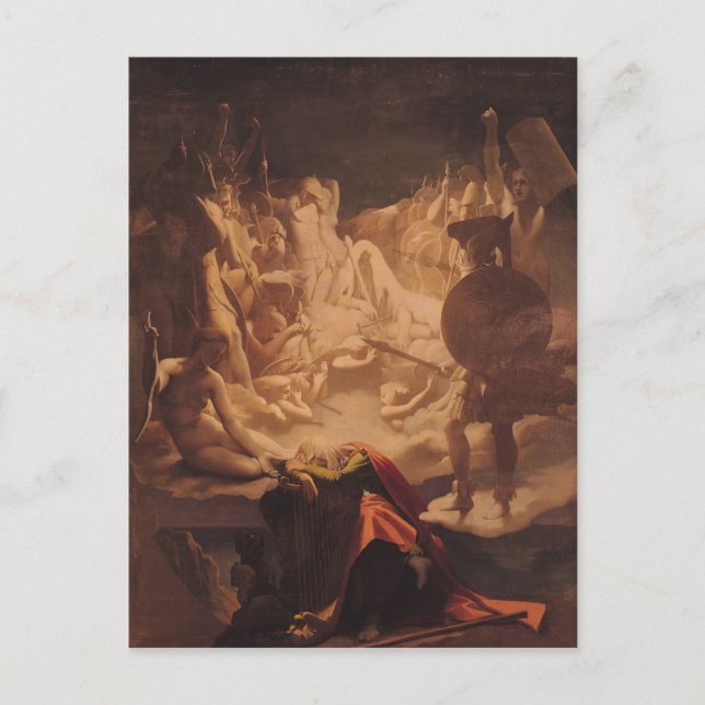 Der Traum von Ossian, 1813 Postkarte (Vorderseite)