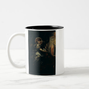 Der Traum von Saint Joseph Zweifarbige Tasse