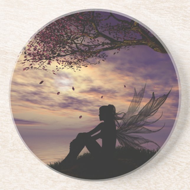 Der Träumer-Fee-Untersetzer Getränkeuntersetzer (Vorne)