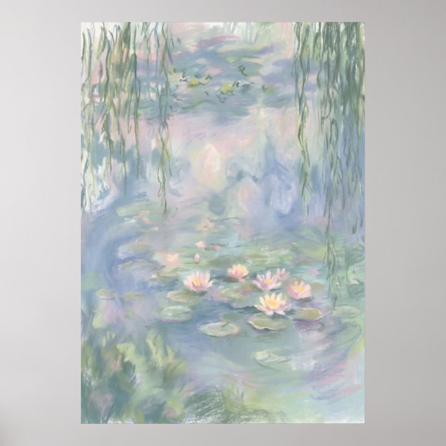 Der Traumteich der sanften Geistwandkunst Poster (Vorne)