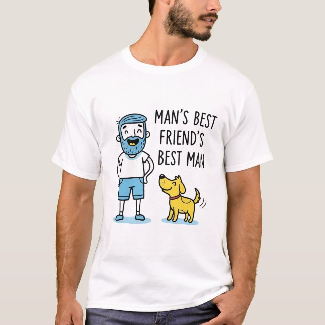 Der Trauzeuge des Vaters des besten Freundes des T-Shirt (Vorderseite)