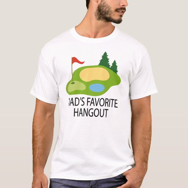 Der Treffpunkt-Geschenk des lustigen Golf T-Shirt (Vorderseite)