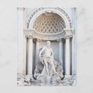 Der Trevi-Brunnen (italienisch: Fontana di Trevi) Postkarte