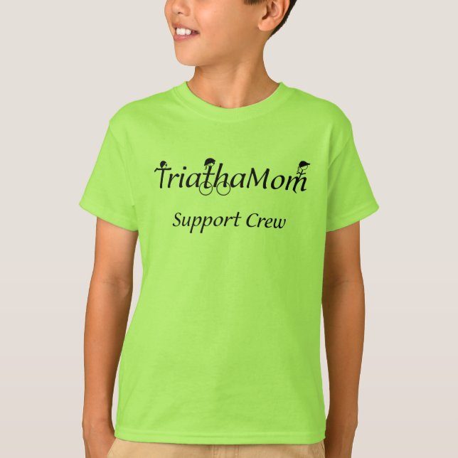 Der TriathaMom des Kindes StützT - Shirt (Vorderseite)