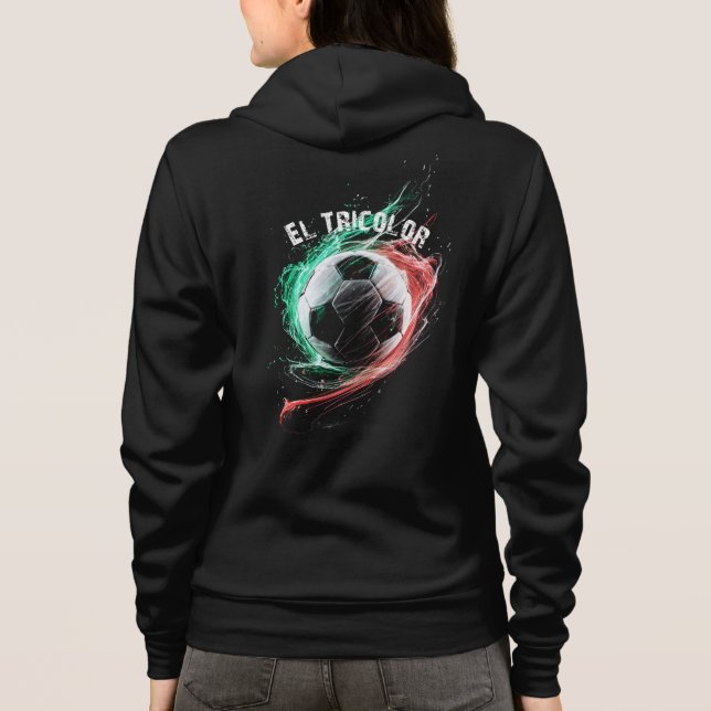 der Tricolor Hoodie (Rückseite)