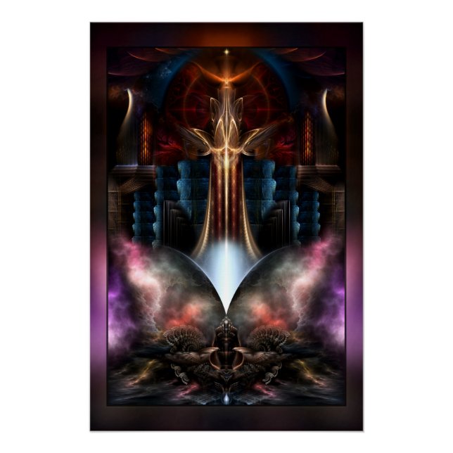 Der Trilicon-Border-Rahmen Poster (Vorderseite)