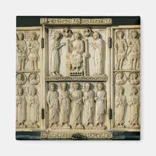 Der Triptychon von Harbaville, der Christus mit Be Magnet