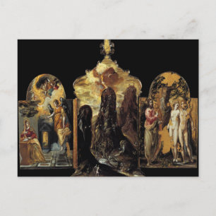 'Der Triptychon von Modena' Postkarte