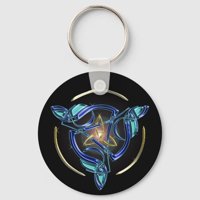 Der Triquetra-Schlüsselanhänger Schlüsselanhänger (Vorderseite)