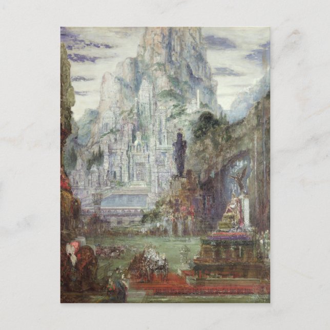 Der Triumph Alexander des Großen Postkarte (Vorderseite)