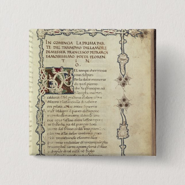 Der Triumph der Liebe Button (Vorderseite)