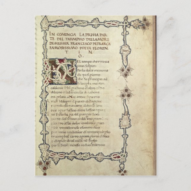 Der Triumph der Liebe Postkarte (Vorderseite)