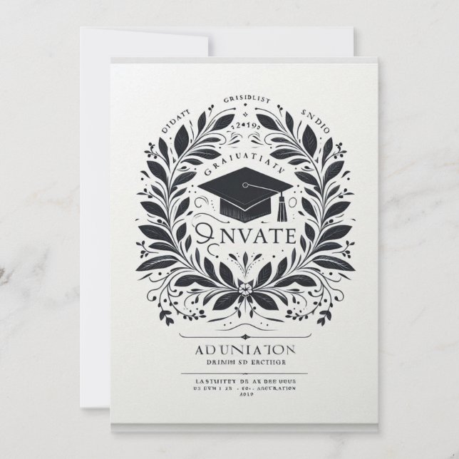 Der Triumph des Absolventen Ankündigung (Vorderseite)