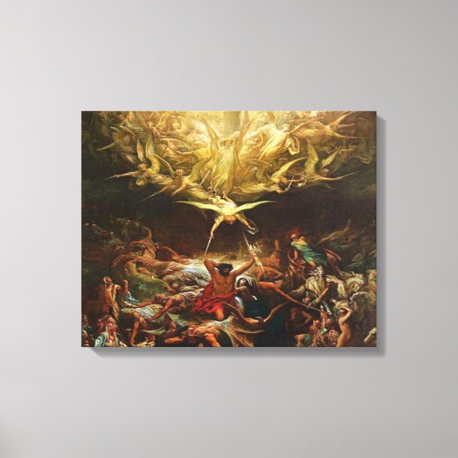 Der Triumph des Christentums durch Gustave Dore Leinwanddruck (Vorderseite)