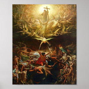 Der Triumph des Christentums von Gustave Dore Poster