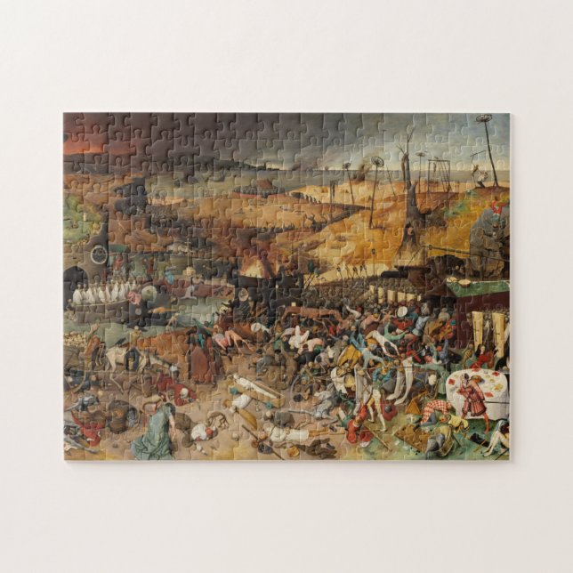 Der Triumph des Todes durch Bruegel den Ältesten Puzzle (Horizontal)