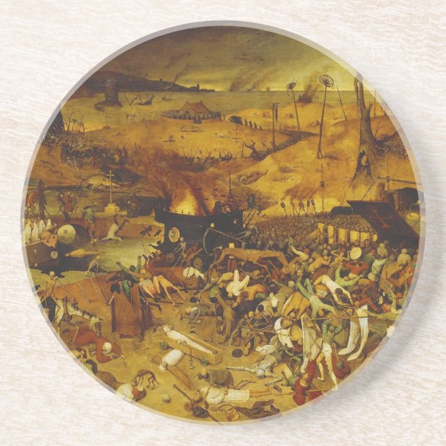 Der Triumph des Todes durch Pieter Bruegel der Ält Getränkeuntersetzer (Vorne)