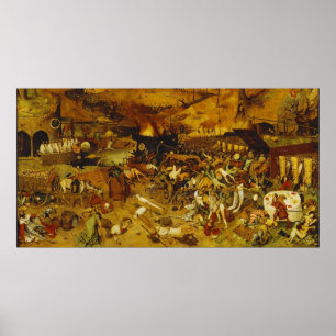 Der Triumph des Todes durch Pieter Bruegel der Ält Poster