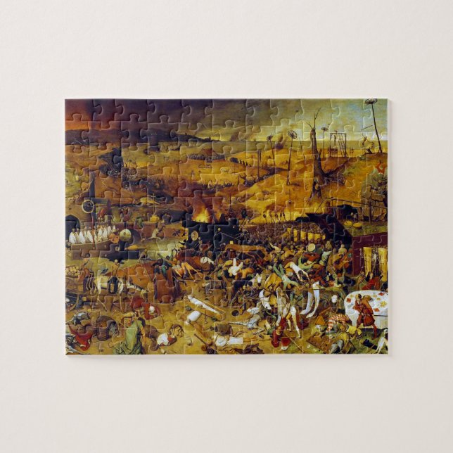 Der Triumph des Todes durch Pieter Bruegel der Ält Puzzle (Horizontal)