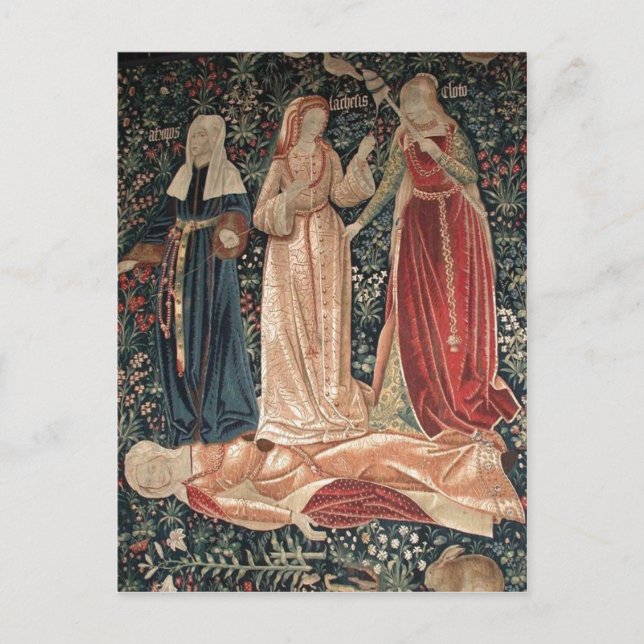 Der Triumph des Todes oder das 3 Schicksale flämis Postkarte (Vorderseite)