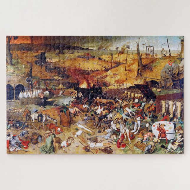 Der Triumph des Todes, Pieter Bruegel Puzzle (Horizontal)