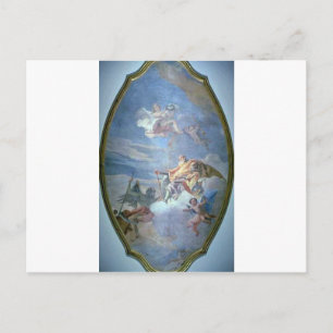 Der Triumph des Valors über die Zeit von Giovanni  Postkarte