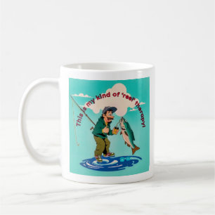 Der Triumph eines jungen Anglers Kaffeetasse