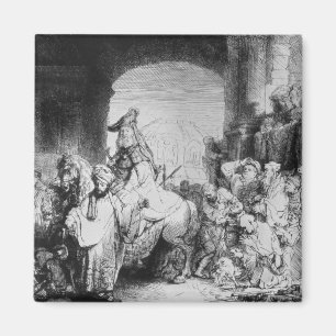 Der Triumph Mordecais, c.1640 Magnet