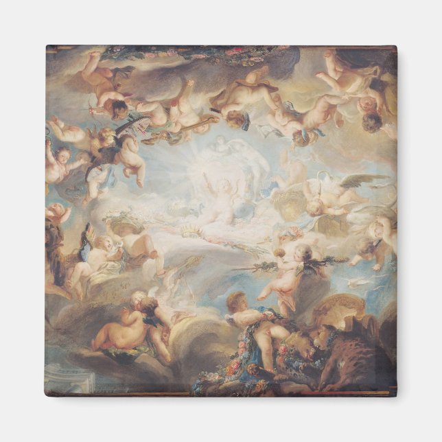 Der Triumph von Cupid über alle Götter, 1752 Magnet (Vorne)