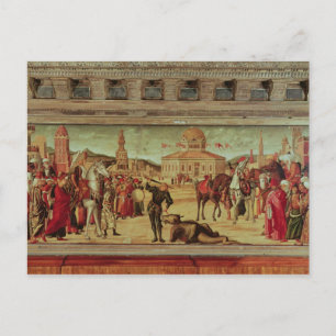 Der Triumph von St. George, 1501-7 Postkarte