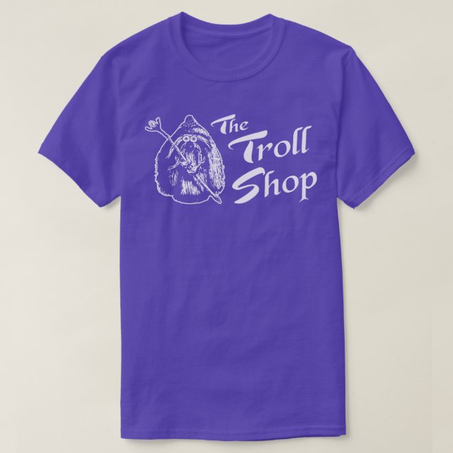 Der Troll-Shop dunkel T-Shirt (Design vorne)