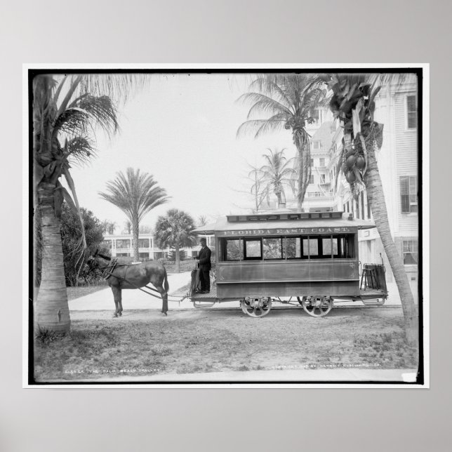 Der Trolley von Palm Beach Poster (Vorne)