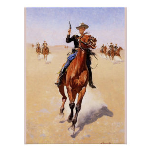 Der Trooper von Frederic Remington Poster