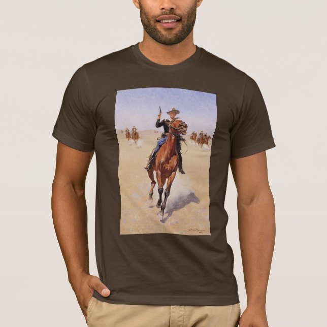 Der Trooper von Frederic Remington T-Shirt (Vorderseite)