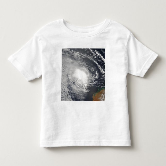 Der tropische Cyclone Jacob nähert sich Australien Kleinkind T-shirt (Vorderseite)