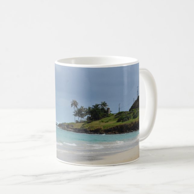 Der tropische Strand Kaffeetasse (VorderseiteRechts)