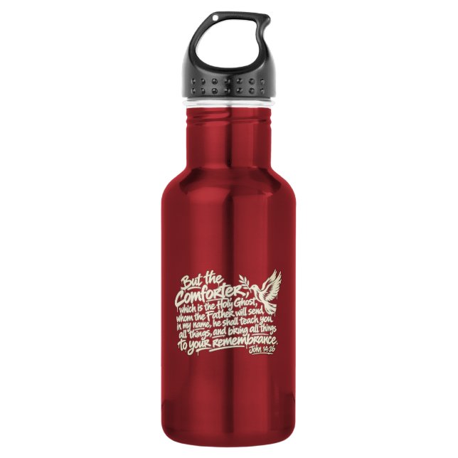 Der Tröster Edelstahlflasche (Vorderseite)