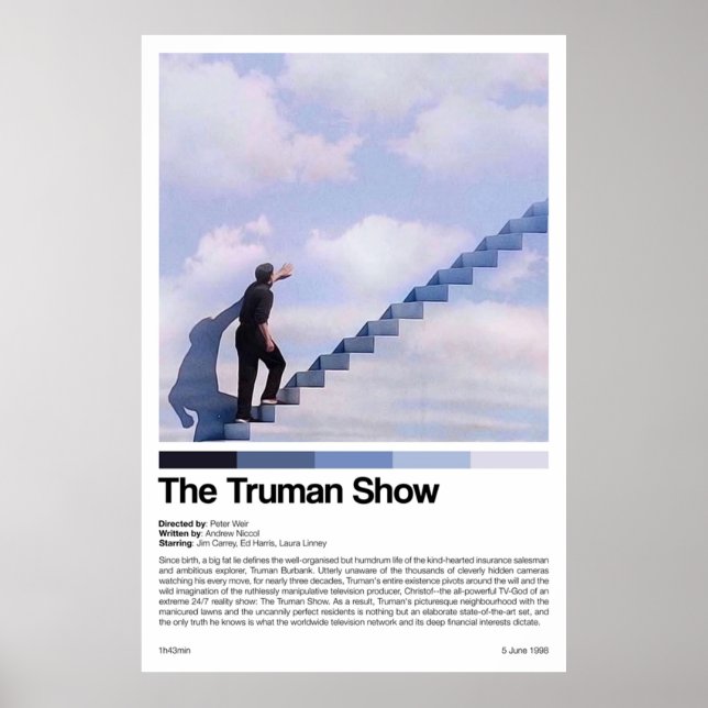Der Truman Show Film Print Poster (Vorne)