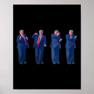 Der Trumpty-Tanz Trump-Tanz 4. Juli Poster